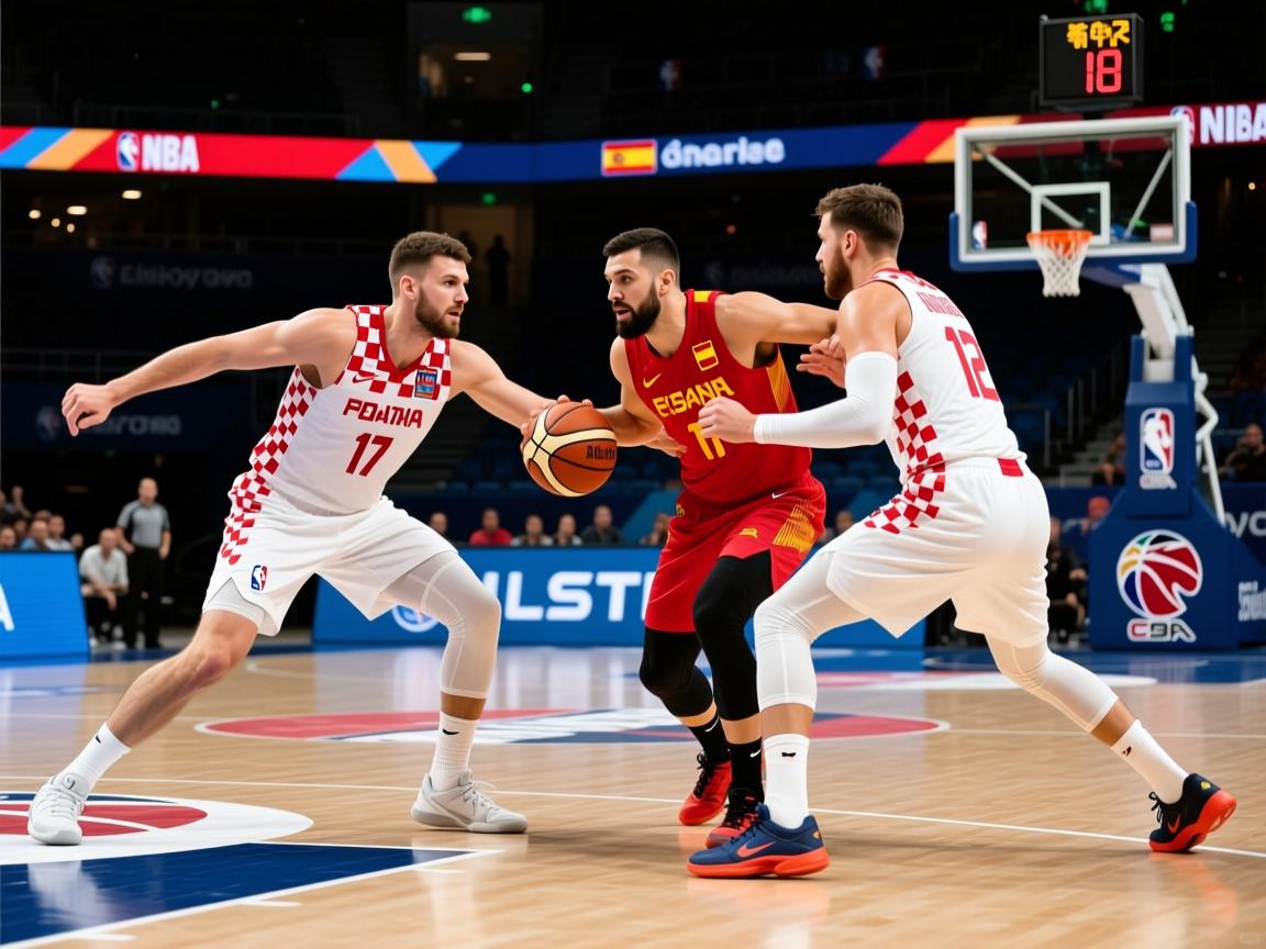 克罗地亚挑战西班牙队,双方厮杀异常激烈 第1张