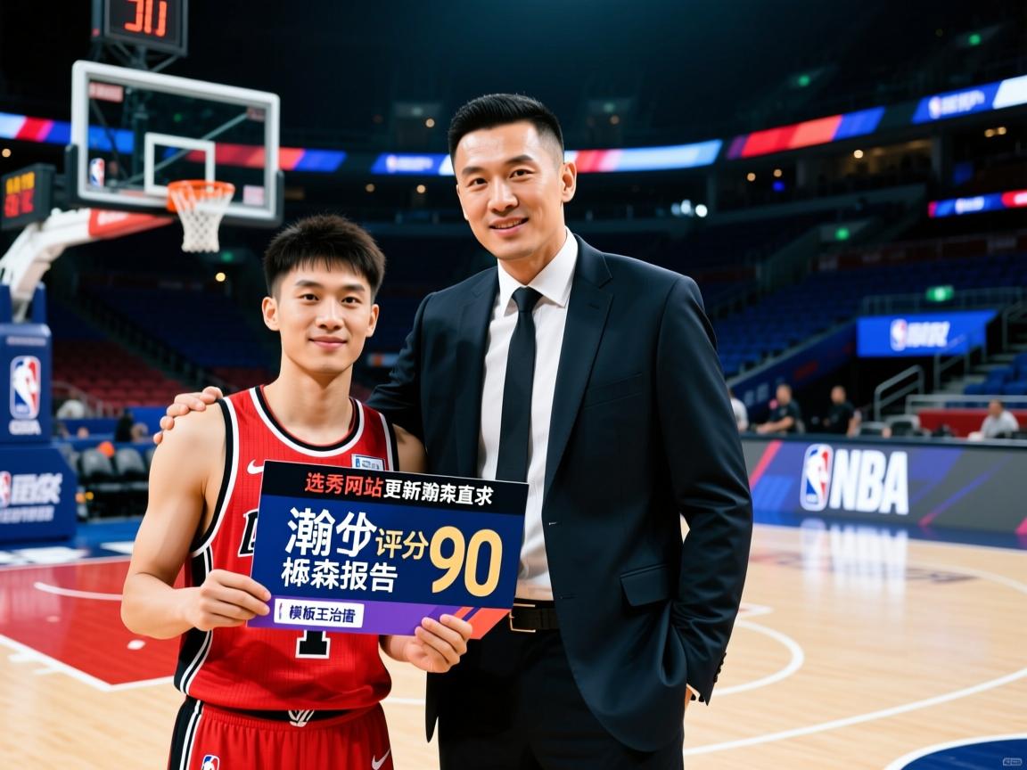 选秀网站更新杨瀚森报告:评分90 模板王治郅