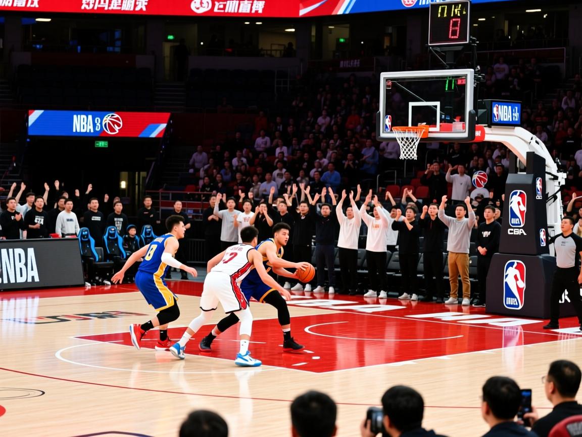 体育赛场上发生激烈角逐，观众热情加油